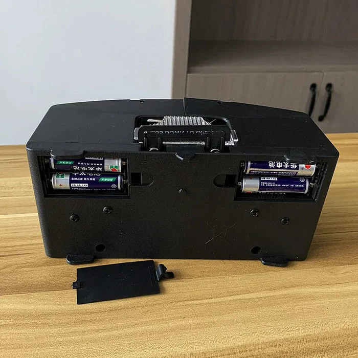 Automatischer Spielkartenmischer – Ideal for 2/4/6 Kartenspiele, elektriske Spielkartenmischer for Poker