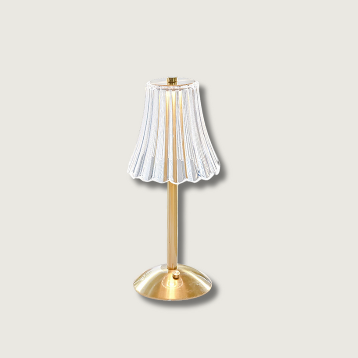 Skanto | RadiantGold – Elegant Bærbar Bordlampe