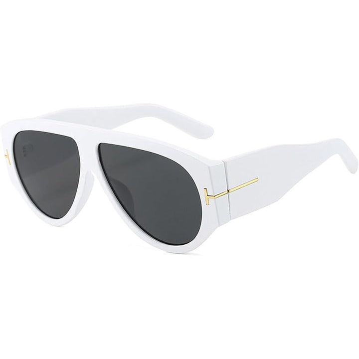 Oversized UV400 Aviator Solbriller Skanto