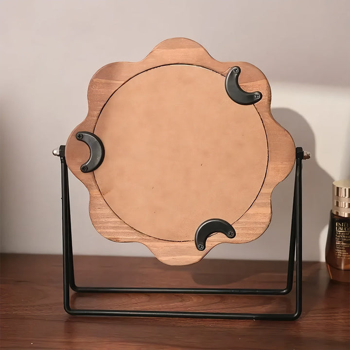 Skanto | Elegant Rotatable Desktop Makeup Mirror – Neoklassisk Design