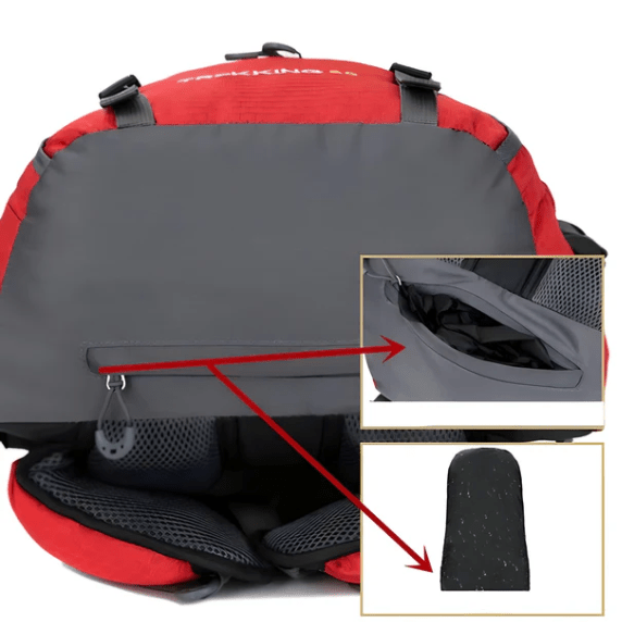 Skanto | 60L Vanntett Tursekk | Lett, Ergonomisk Design & Smart Oppbevaring for Dagturer og Ekspedisjoner