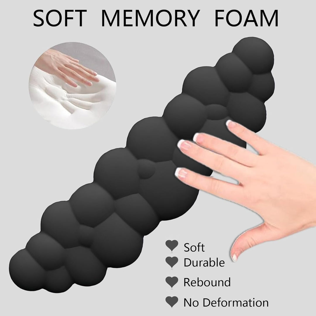 Frendorf | Skyformet Ergonomisk Håndleddstøtte Sett med Musematte & Underlag – Zeyora