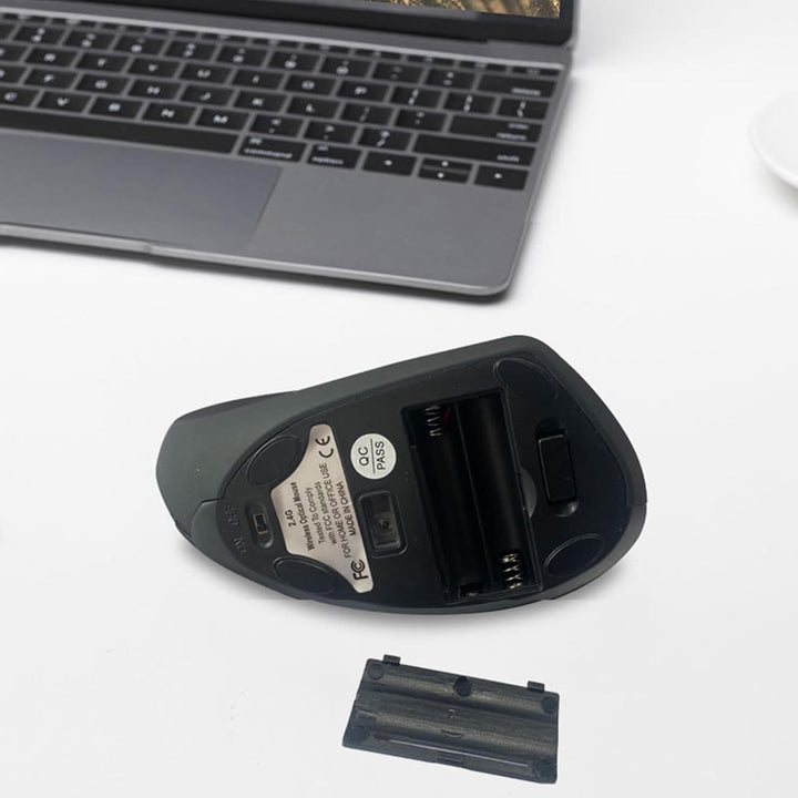 Skanto | Oppladbar Ergonomisk Vertikal Trådløs Mus – Elvion