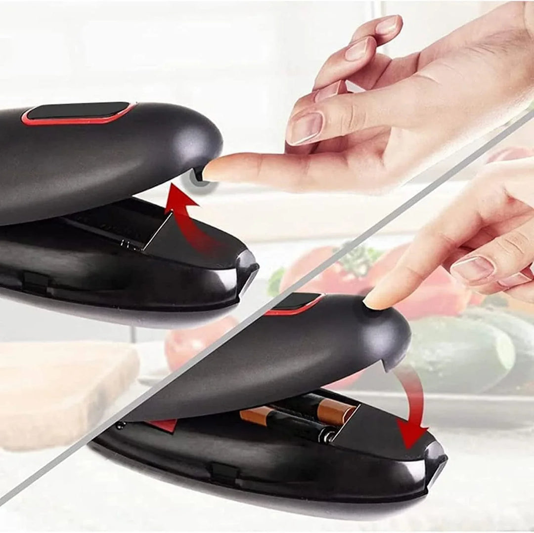 Skanto | Automatisk boksåpnere med ergonomisk håndtak og én knapps betjening