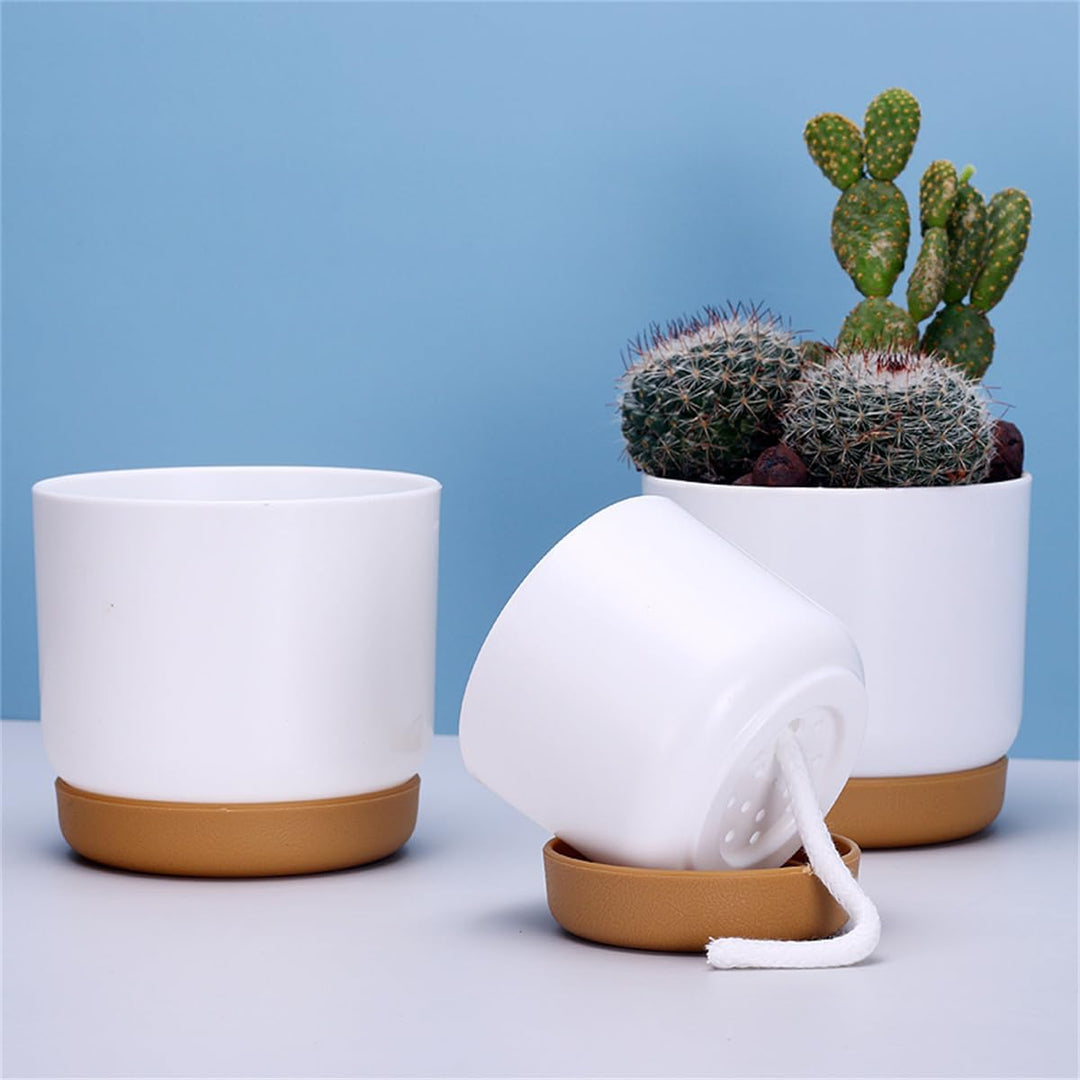Skanto | Selvvannende blomsterpotte for orkideer og planter – Plast plantecontainer