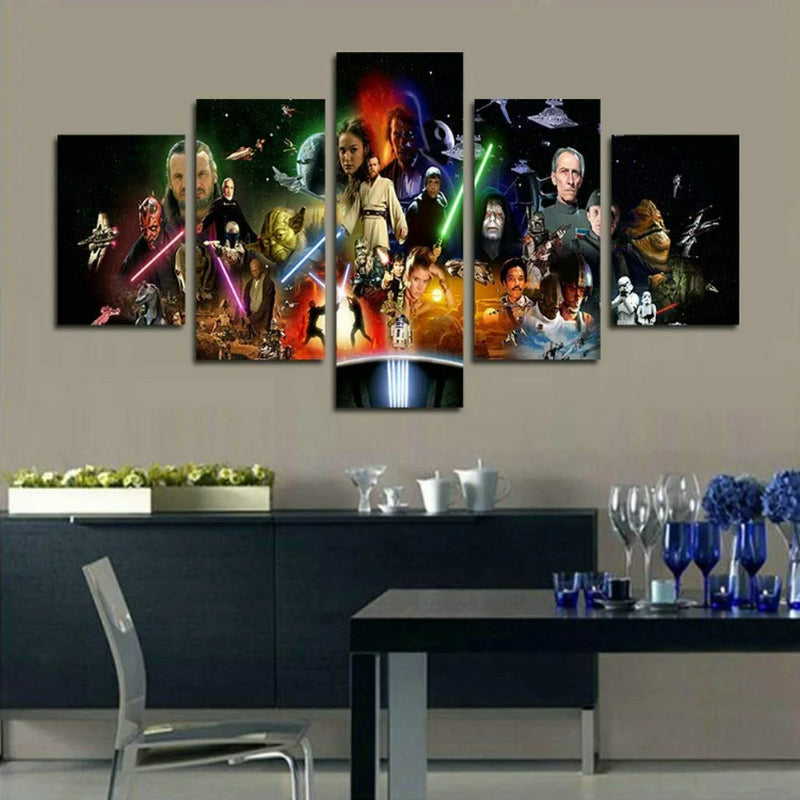 Set med 5 Stormtrooper-veggbilder