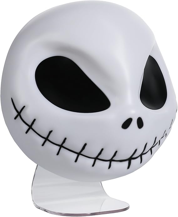 Skanto | Halloween Jack Skellington Nattlampe – Fargerik Anime Figur Lampe Ornament fra The Nightmare Before Christmas Festdekorasjon
