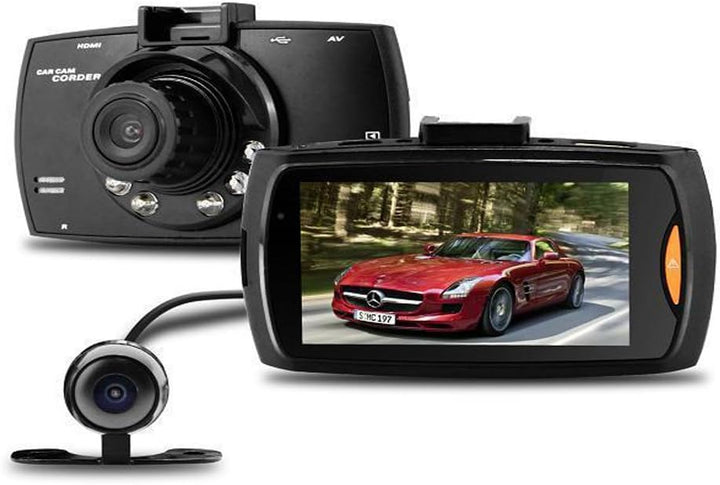 Skanto | Dual Linse Bil Dash Cam G30 2.7" LCD Full HD 1080P med G-Sensor