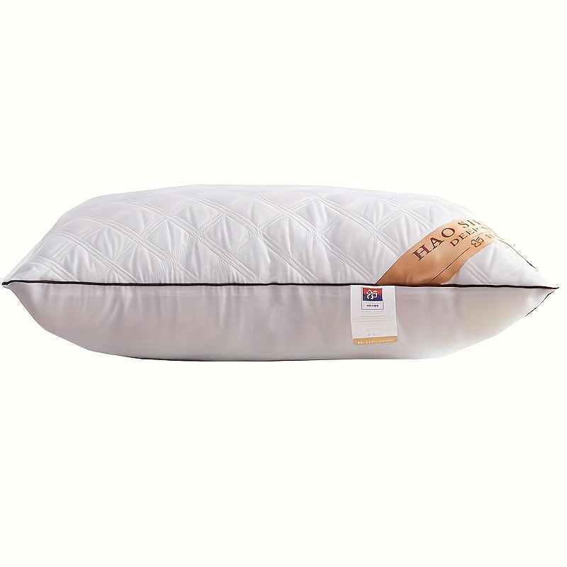LuxurySoft – Ekstra lang, hypoallergensk pute for rygg- og sideleiere, myk og pustende, maskinvaskbar