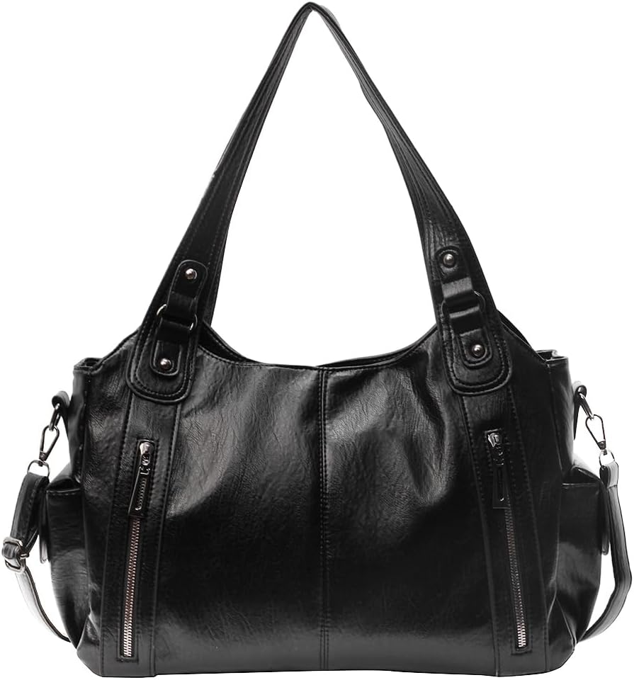 Skanto | Vegansk Lær Slouchy Hobo Bag