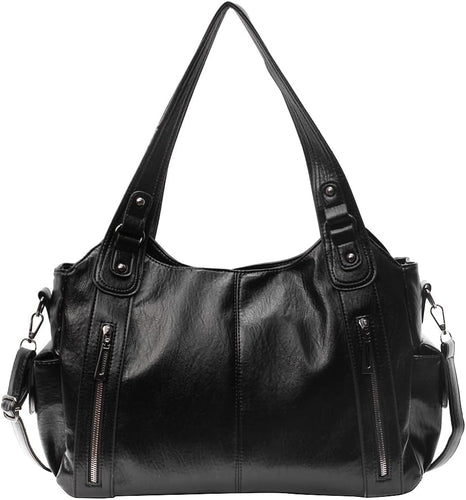 Skanto | Vegansk Lær Slouchy Hobo Bag
