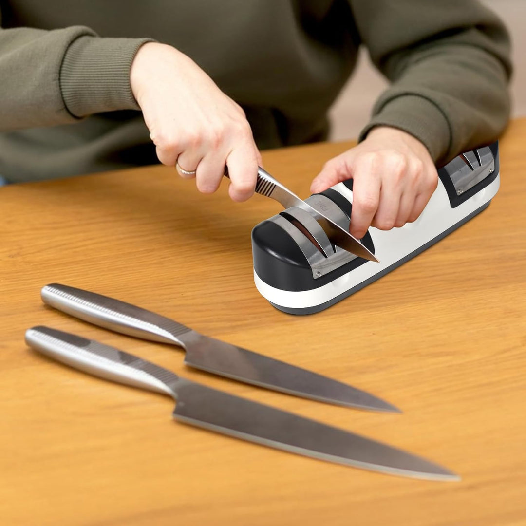 Frendorf | Elektrisk knivsliper med 3 hastigheter og LED-display – EdgeMaster