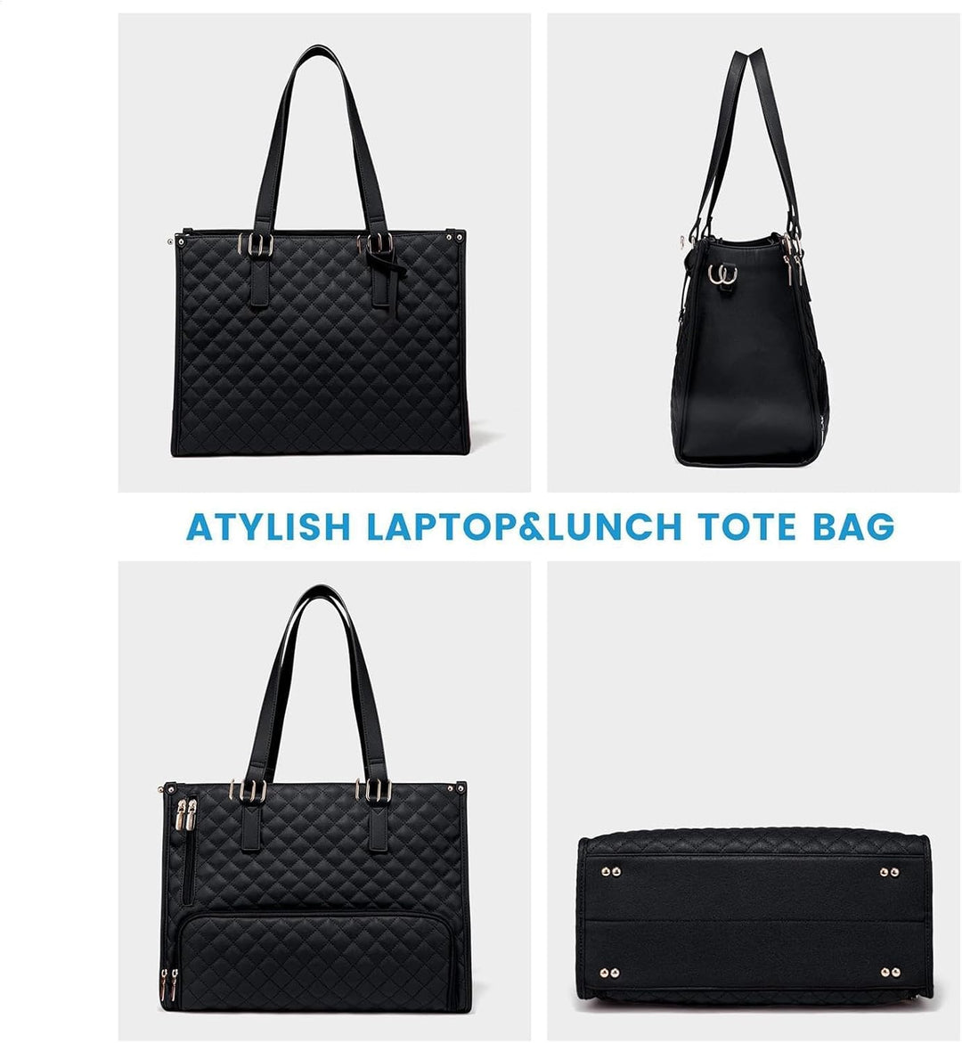 2-i-1 Isolert Lunsj- og Laptop Tote for Arbeid og Reise | Skanto