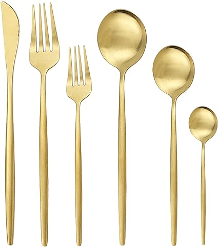 Skanto | Minimalistisk Bestikk 36 Stykker I Rustfritt Stål: Eleganse Og Holdbarhet
