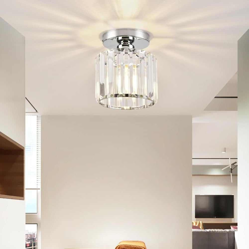 Skanto | Taklampe Krystall Flush Mount Moderne Armatur