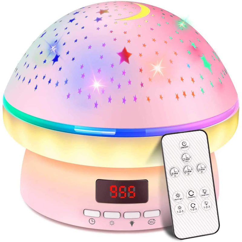StarGlow Nattlys – Magisk Stjerneprosjektor med Timer Skanto