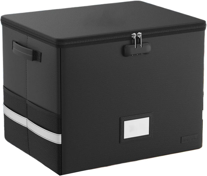 Frendorf | Brannsikker LP-lagringsboks – Vanntett organizer for 150+ 12-tommers plater – Arcion