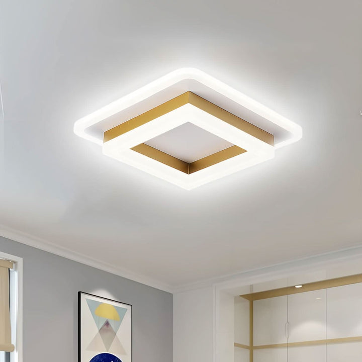 Quadratische LED-Deckenleuchte for moderne Innenräume