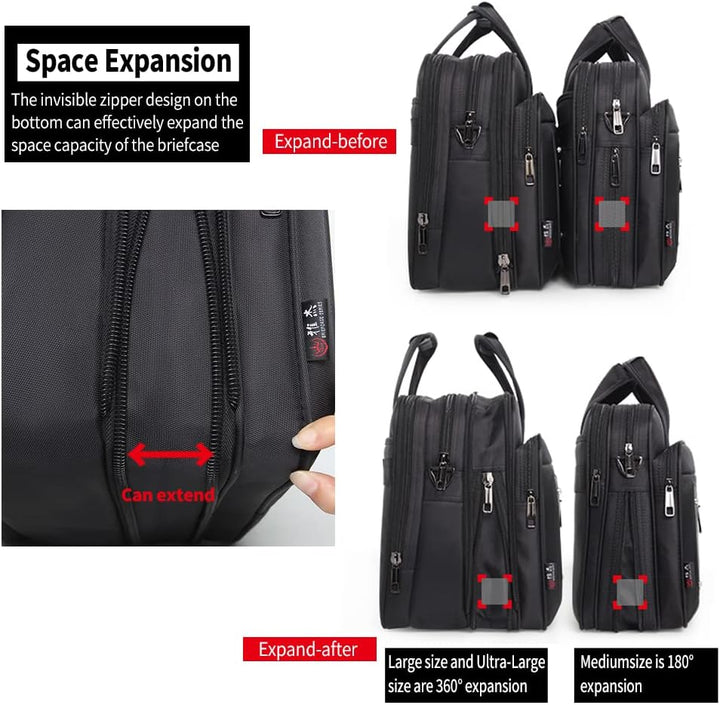 Herre Canvas Laptop- og Business Tote Bag | Skanto