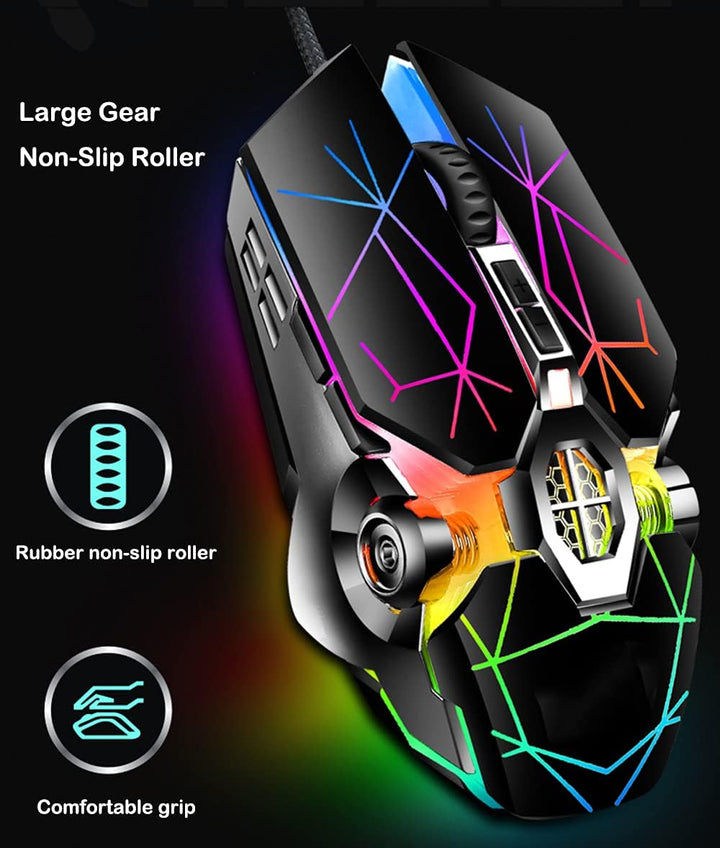 Skanto | 87-Tast Mekanisk Gaming Tastatur RGB Bakgrunnsbelyst Blå Bryter