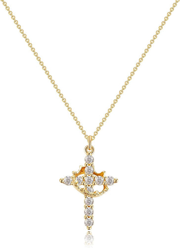 Skanto | Elegant 18K gull Cubic Zirconia halskjede