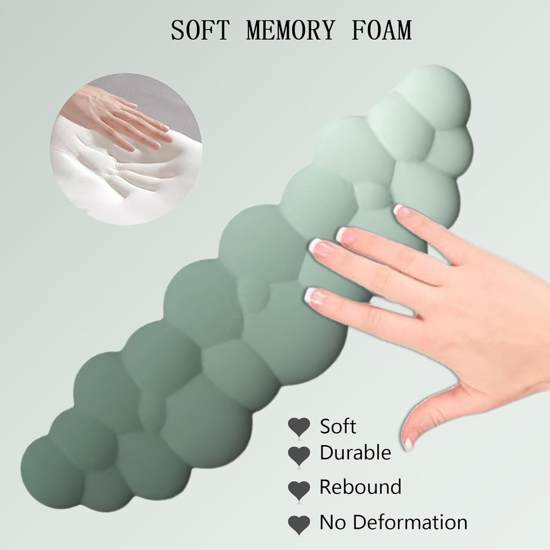 Frendorf | Skyformet Ergonomisk Håndleddstøtte Sett med Musematte & Underlag – Zeyora