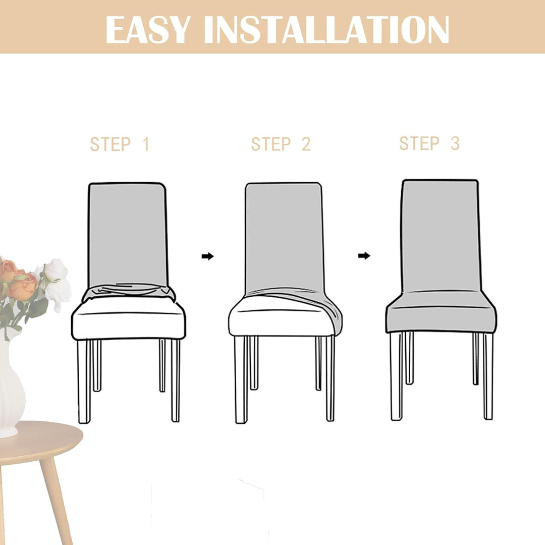 Skanto | Stretch Spisestoltrekk Sett – ChairGuard