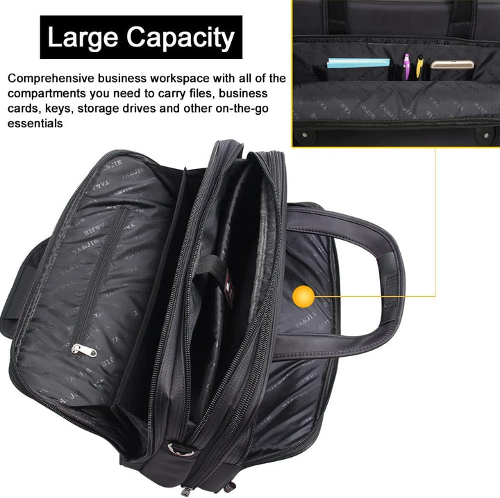 Herre Canvas Laptop- og Business Tote Bag | Skanto