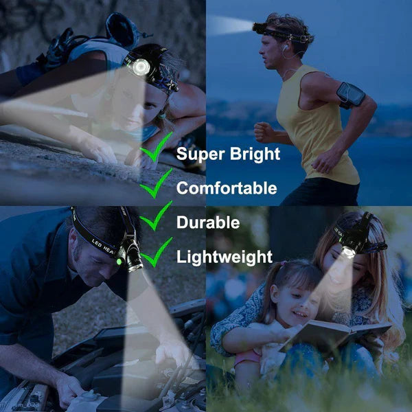 Wiederaufladbare LED-rørlampe med 300 lumen, zoomfunksjon, taktisk rørlampe