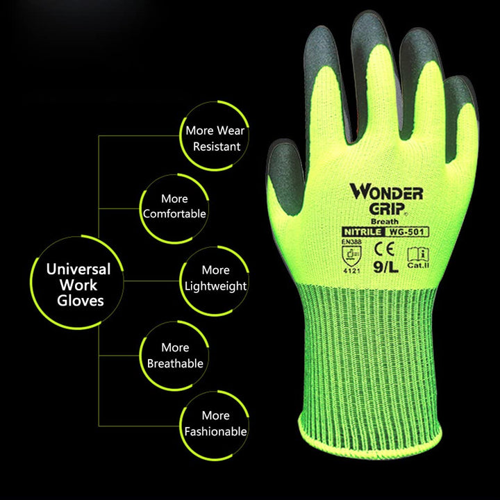 Skanto | Arbeidshansker med Wonder Grip – Halkefrie hansker for hagearbeid og håndverk