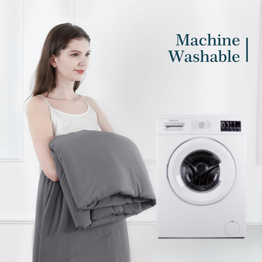 Ultra Soft Cloudy 3D Cooling Comforter  Extreme Q Max 0.5-Grå | Skanto