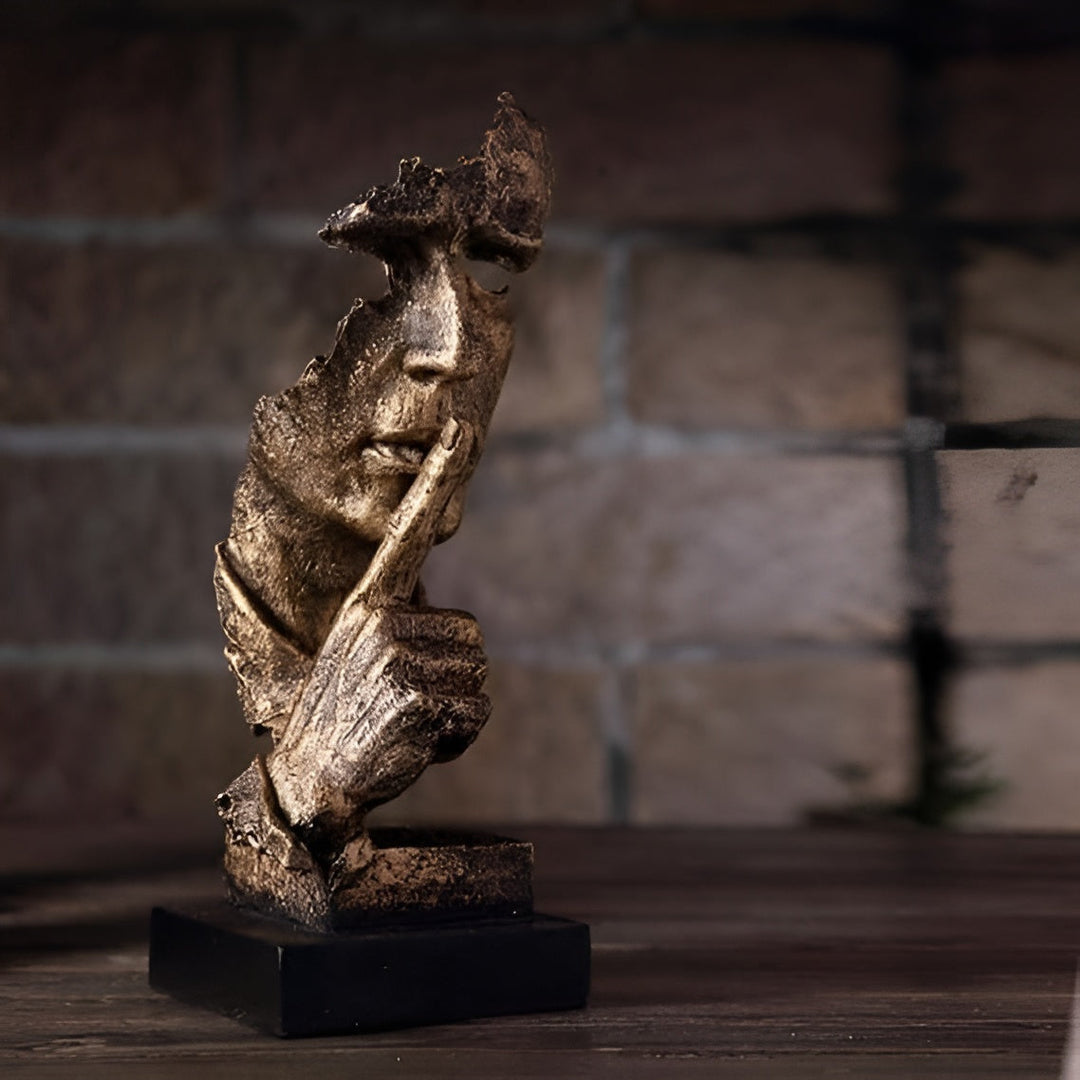 Abstract Thinker Skulptur – Moderne Deco Figur laget av Harpiks | Perfekt for Stue & Kontor | Skanto