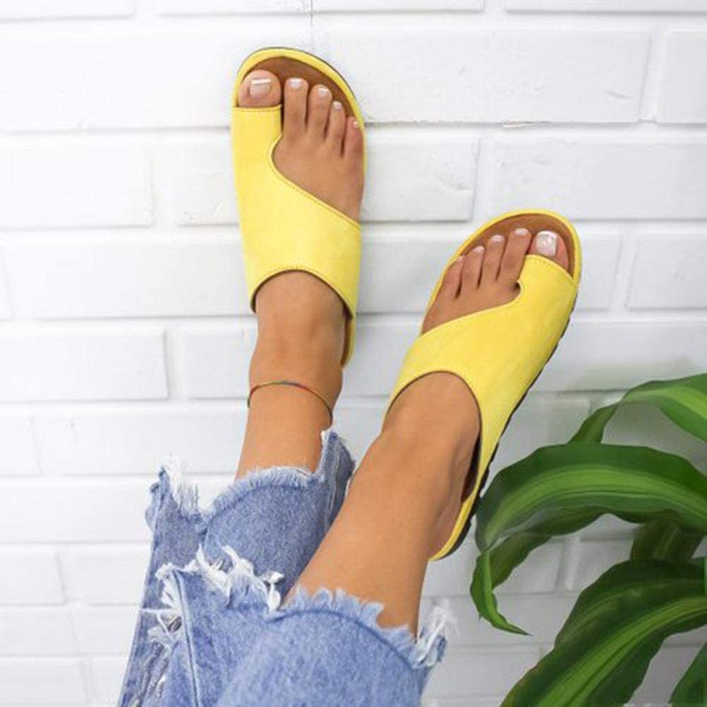 Ortopediske damesandaler, korrigering av hallux valgus