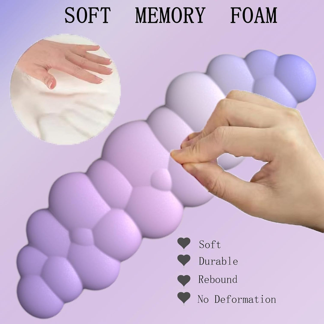 Frendorf | Skyformet Ergonomisk Håndleddstøtte Sett med Musematte & Underlag – Zeyora