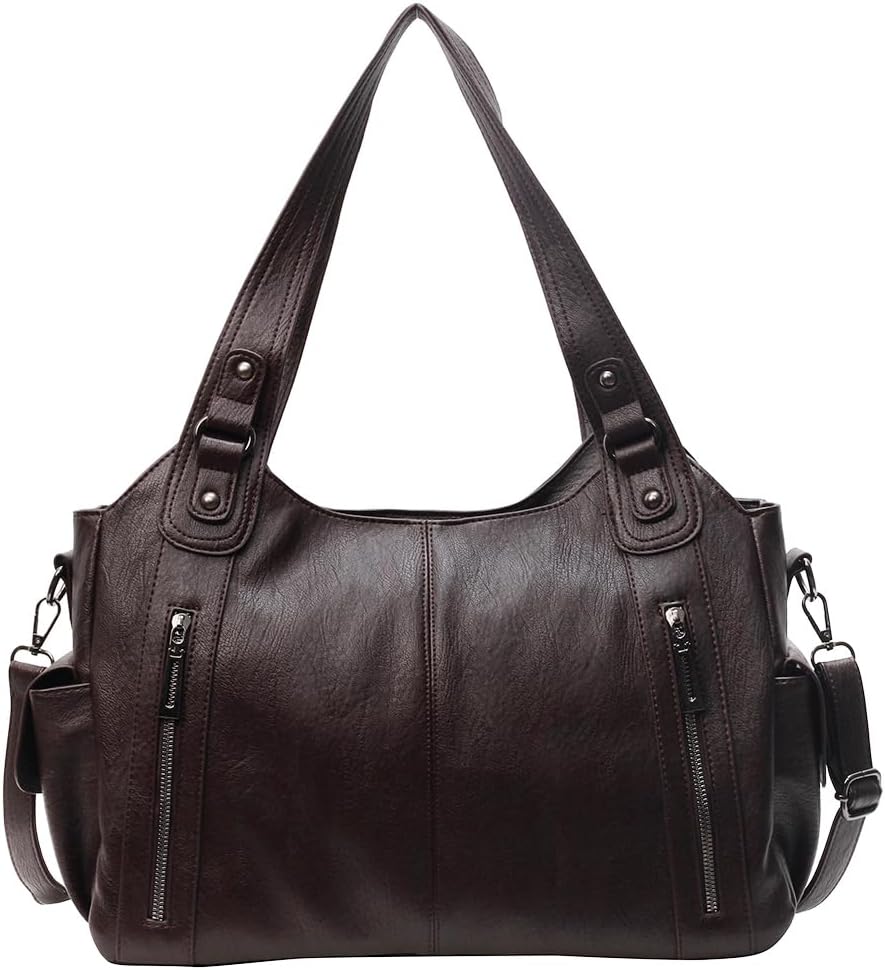 Skanto | Vegansk Lær Slouchy Hobo Bag