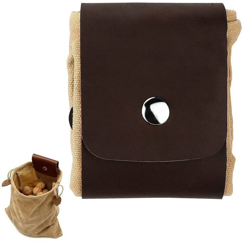 Dimoohome™ Lærrete og kanvas bushcraft bag | Skanto