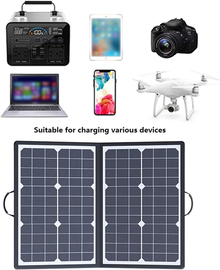 Skanto | SolaraX 1000W Sammenleggbart Solcellepanel Kit – Bærbar Off-Grid Strøm med MPPT Lading