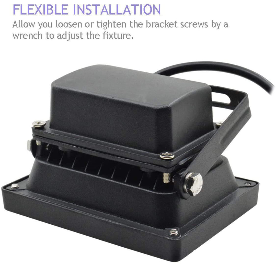 Skanto | Glw 10W Led Flomlys 2 Pakke - Varm Hvit Utendørslys, 750Lm, Halogen Ekvivalent