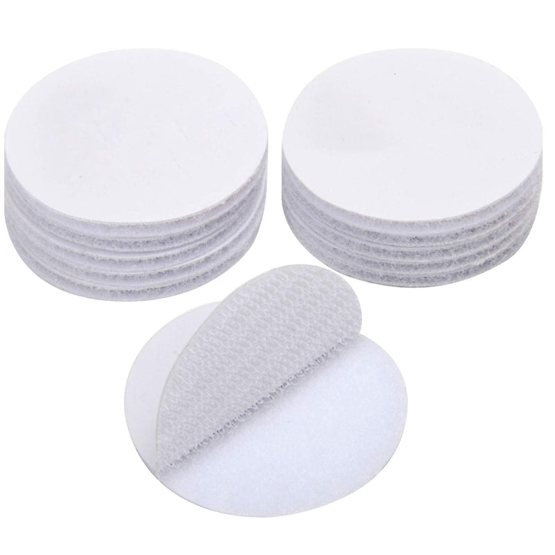 Dobbelt-sidig Hook Loop Dots Ikke-glidende Festing Klistremerke (5 Pairs / Set) | Skanto