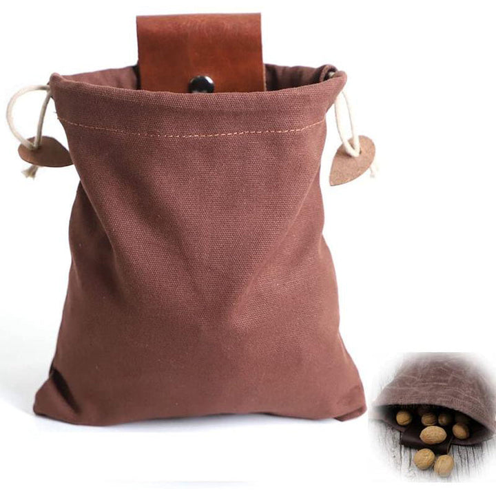 Dimoohome™ Lærrete og kanvas bushcraft bag | Skanto