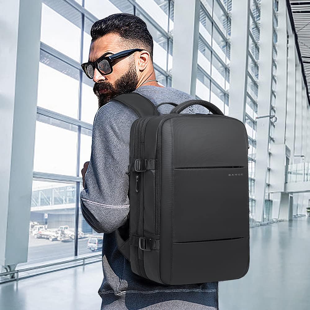 Utvidbar 26–45L Vanntett Reise Ryggsekk med Laptoplomme & Duffelbærer | Skanto