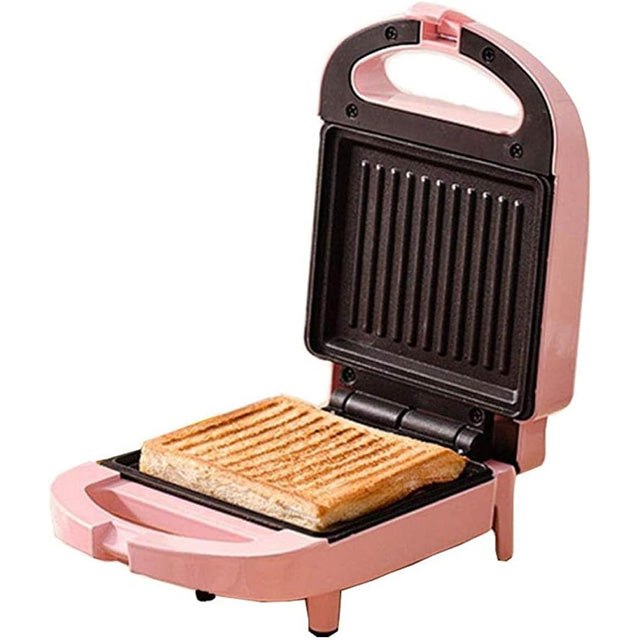 Skanto | 2-i-1 Sandwichmaker & Brødristing | Non-Stick Auto-Tetting Plater for Rask Frokost, Snacks & Enkel Rengjøring