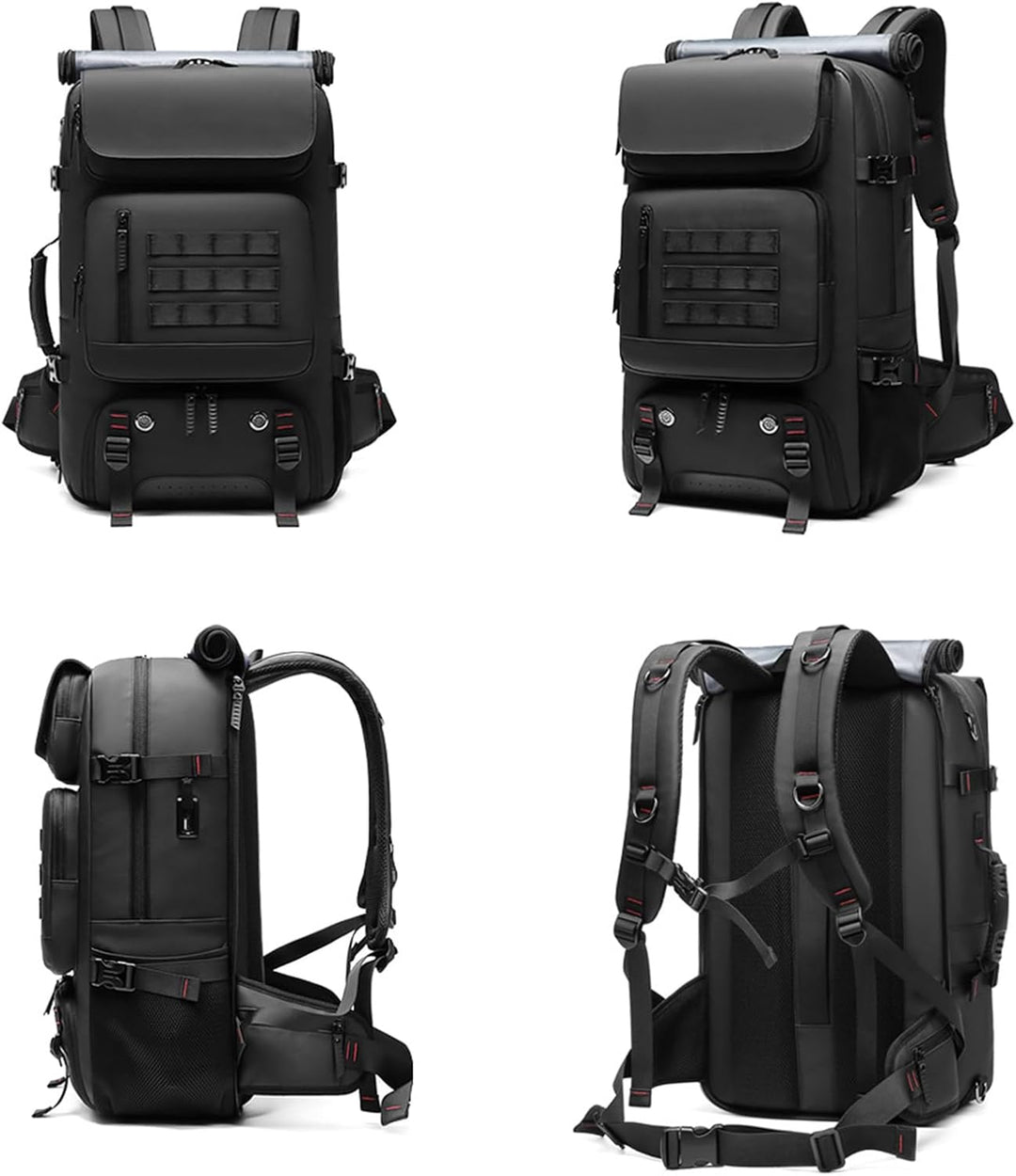 50L Vanntett reise ryggsekk med skomerke og USB-port | Skanto