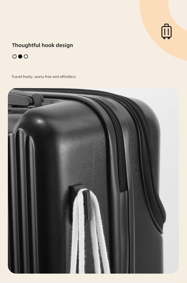 Skanto | Hard Shell Håndbagasje med Koppbeholder, USB-port og TSA-lås