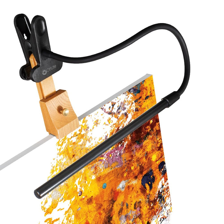 Skanto | Ottlite Clip-On Led Lampe - Justerbart Clearsun Lys For Skriver, Piano, Og Bord, Svart