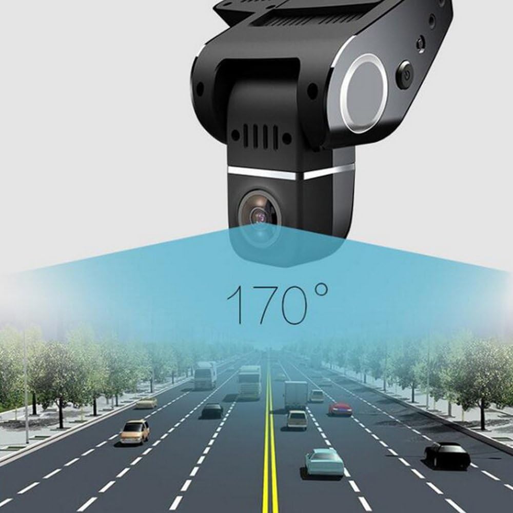Skanto | WiFi Skjult Dash Cam 1080P med 170° Vidvinkel og G-Sensor