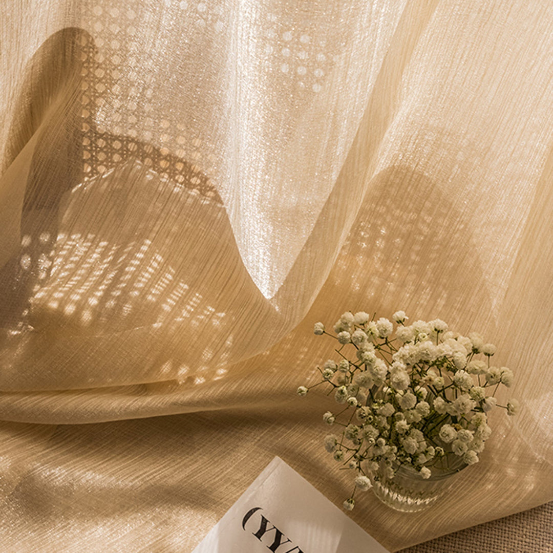 Transparente Linse Gardiner, Lyse og Moderne for Stue | Skanto