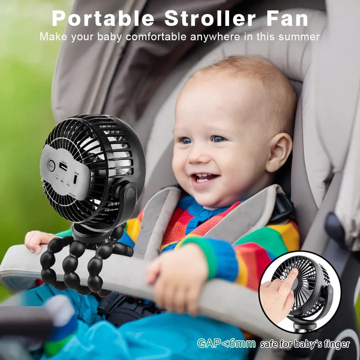 Compact Octopus Mini Fan | Skanto