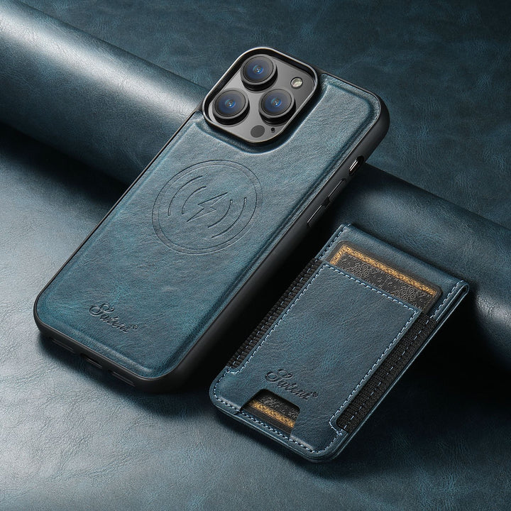 LuxLeather Case - Elegant Lær-telefonveske med MagSafe Skanto