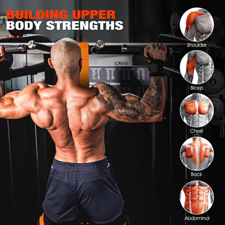 Pull-up assistanseband med dobbelt fot system | Skanto